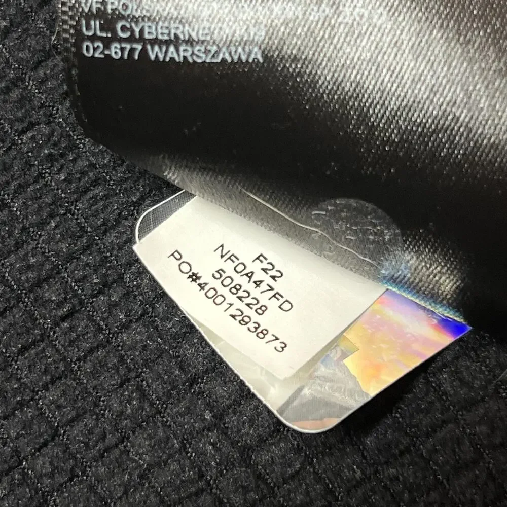 The North Face Jacket Mens 2XL Black Softshell Full Zip Microgrid